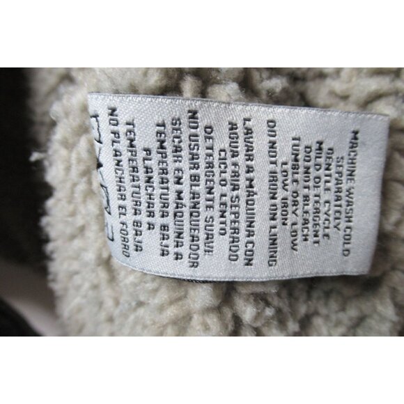 VTG Wrangler Hero Men's Denim Jacket Sherpa Lined Work Coat Corduroy Collar XL - Picture 9 of 14